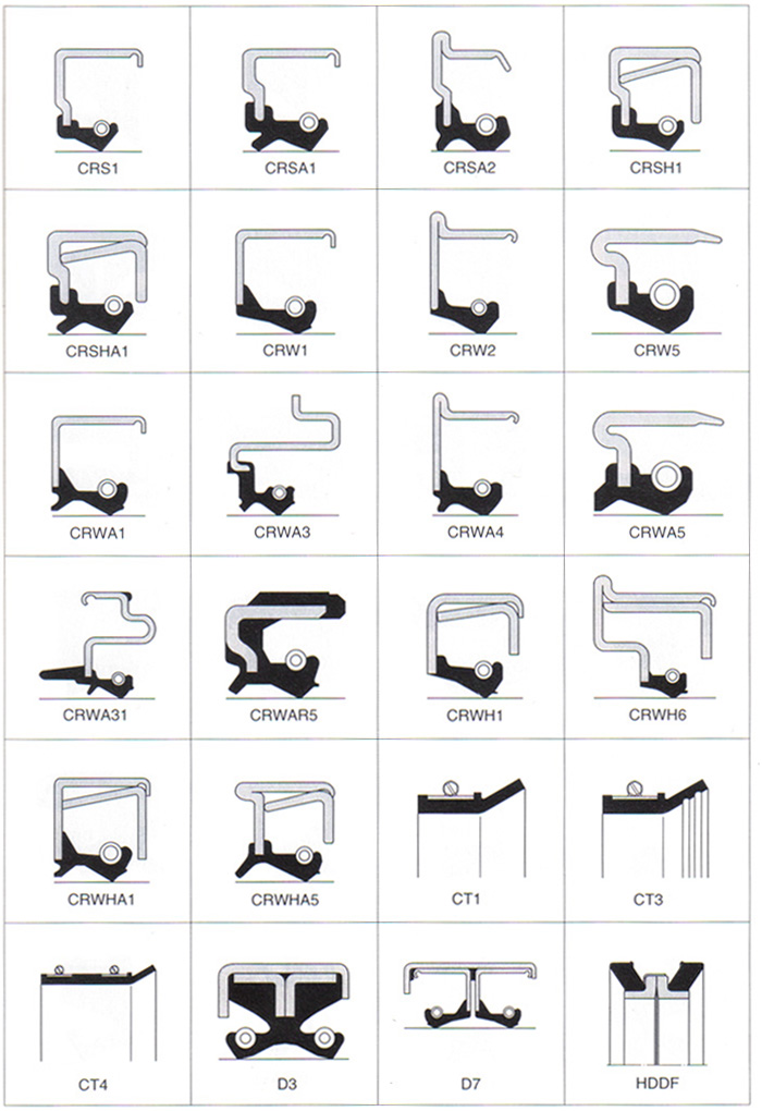 Master Bearing: Oil seals